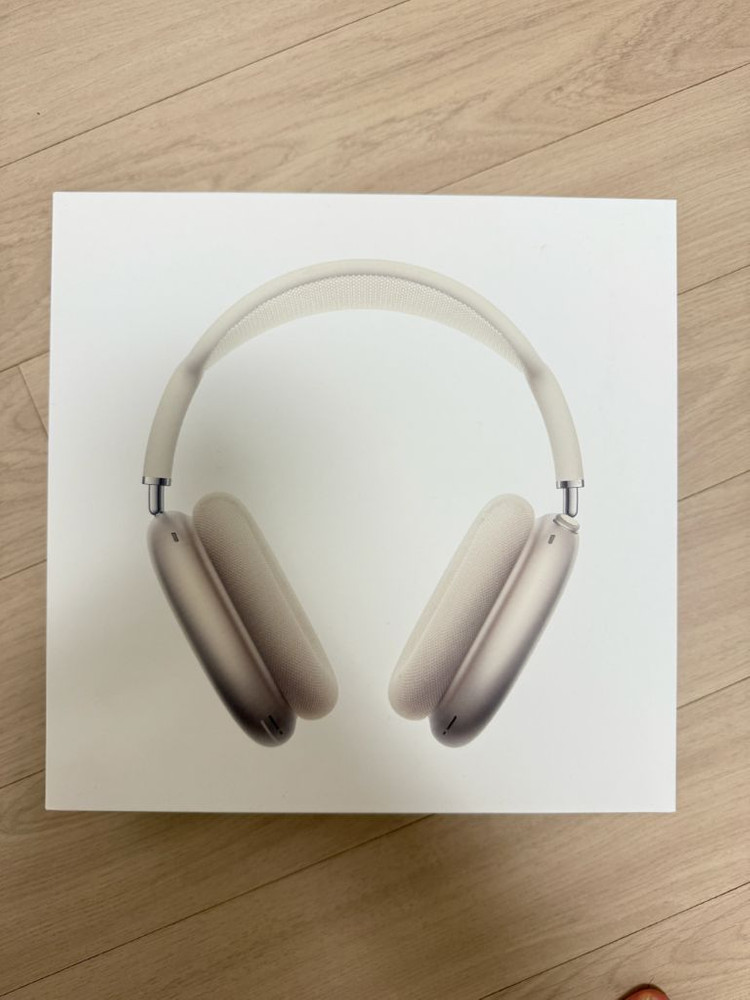 애플 에어팟 맥스2 c타입 실버 (풀구성)--5