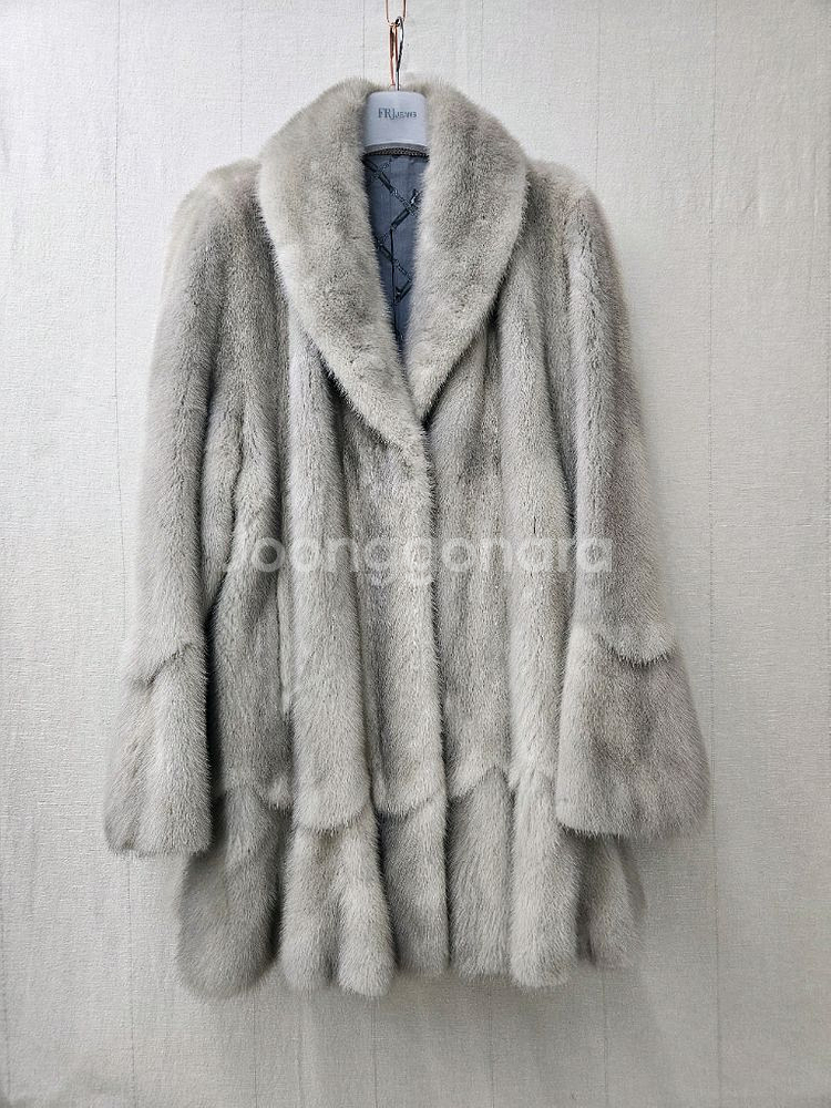 빅사이즈 풀스킨 통밍크코트 77후~99초--0