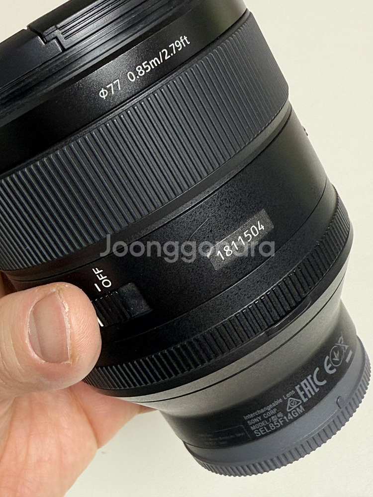 소니 FE 85mm F1.4 gm 렌즈 여친렌즈--2