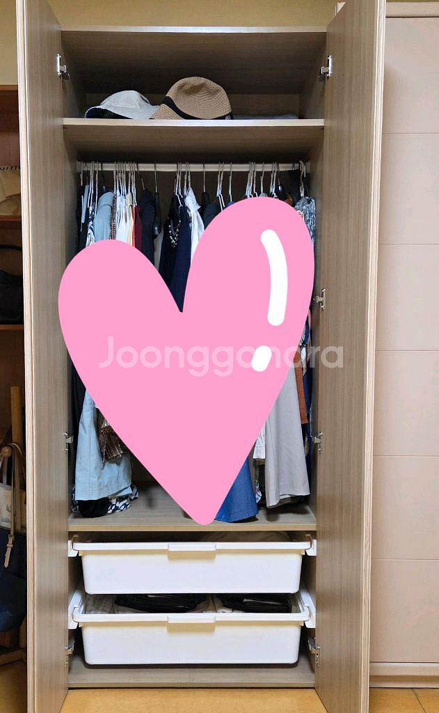 한샘 샘베딩 멀티옷장(행거,선반,서랍)--0