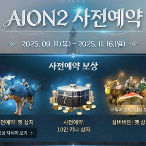 아이온2 사전예약 쿠폰 팝니다