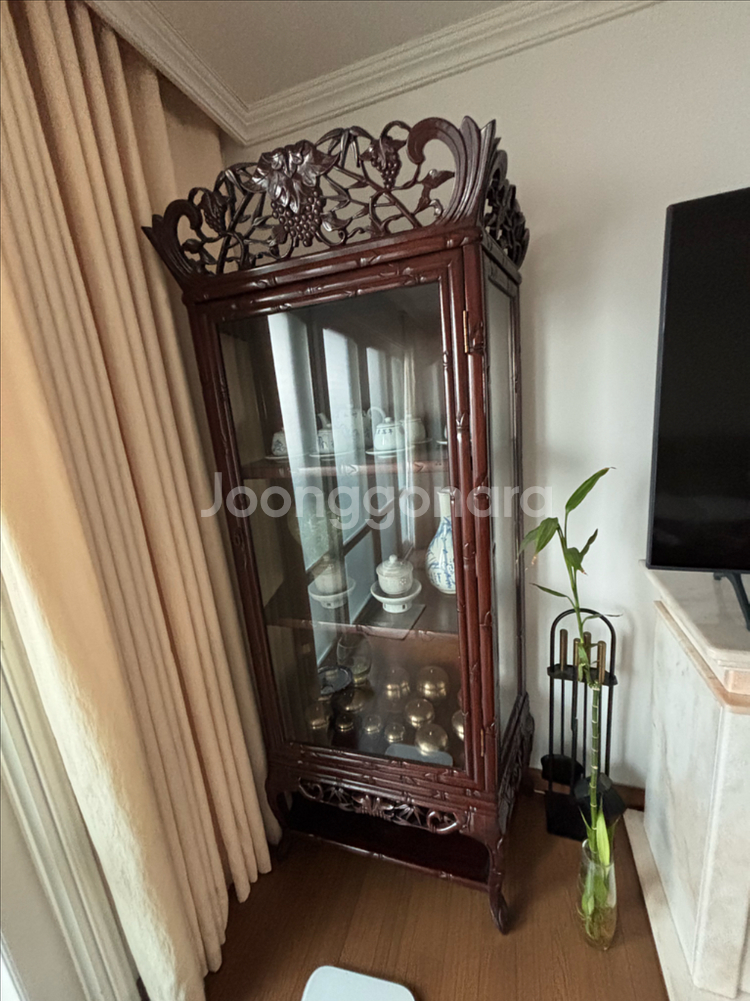 중국풍 유리 장식장( 포도장)--2