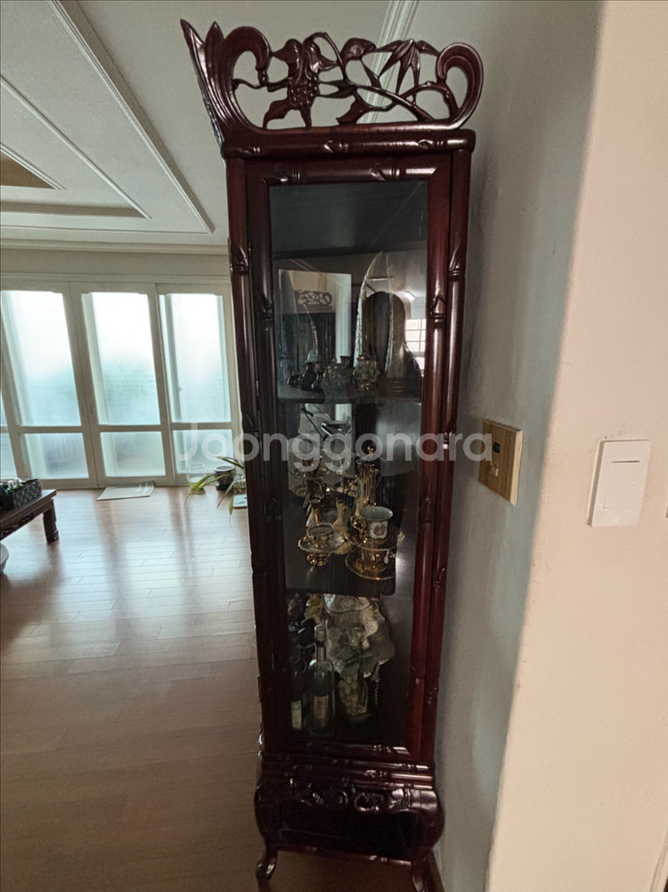 중국풍 유리 장식장( 포도장)--4