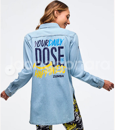 중고 줌바 남방 M 줌바웨어--0