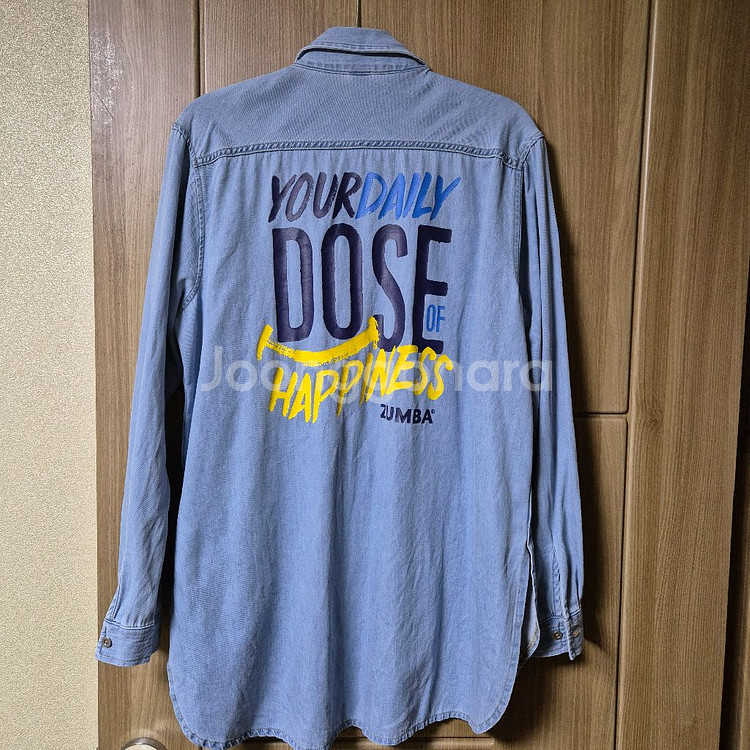 중고 줌바 남방 M 줌바웨어--1