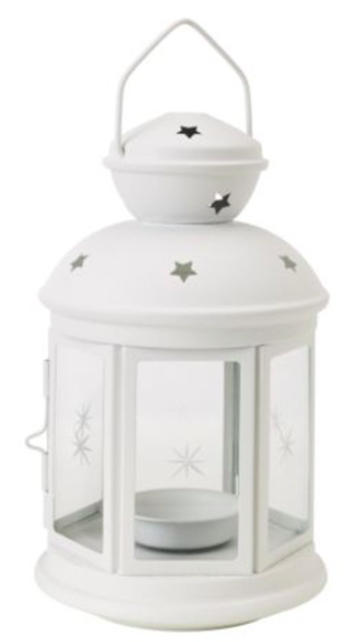 이케아 ROTERA 미니 양초 랜턴(화이트)--0