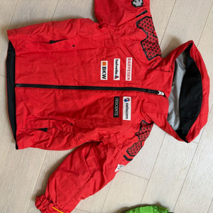 데상트 스키복 세트 주니어