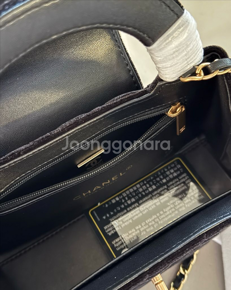 샤넬 24K 켈리 스웨이드백--7