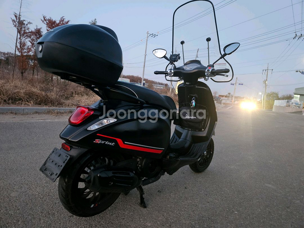 베스파스프린트/24년식/7천키로/310만원/신차급--5