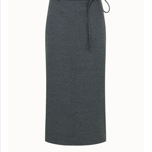 라메레이 차콜 롱스커트