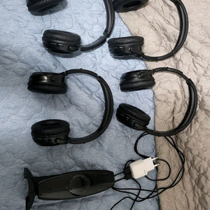 오디오 모니터 헤드폰 송수신기 세트 이미지