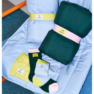 MSGM x 스타벅스 블랭킷 (그린, 블루)