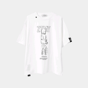 즛토마요 5주년니라 화이트 티셔츠XL 판매