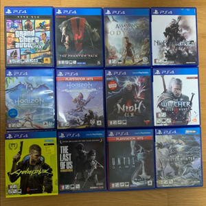 플스4 gta5, 메탈기어솔리드, 어쌔신크리드, 니어 오토마타, 호라이즌, 인왕 및 다수 게임 판매합니다.