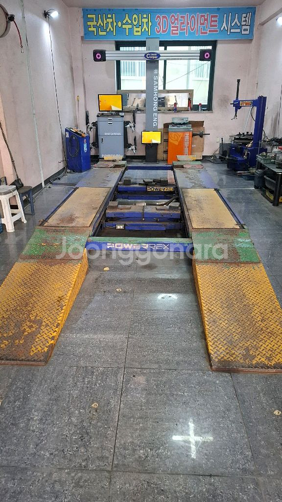 파워렉스 4400X 시져스리프트 / 삼홍 3D 휠얼라이먼트 셋트--0