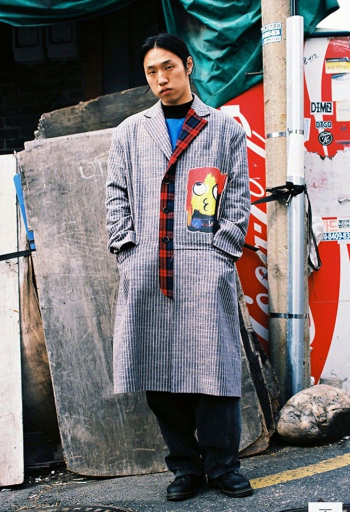 조렌즈 까르띠스 한대수 컬렉션 체크코트 (프리사이즈) 이미지