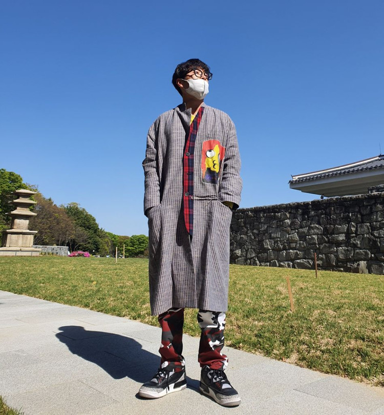 조렌즈 까르띠스 한대수 컬렉션 체크코트 (프리사이즈) 이미지