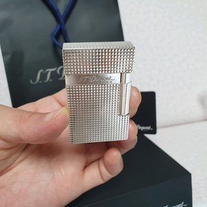 풀세트 듀퐁라이터 라인2 신형 ca16184 은장 쌍불 듀퐁라이타