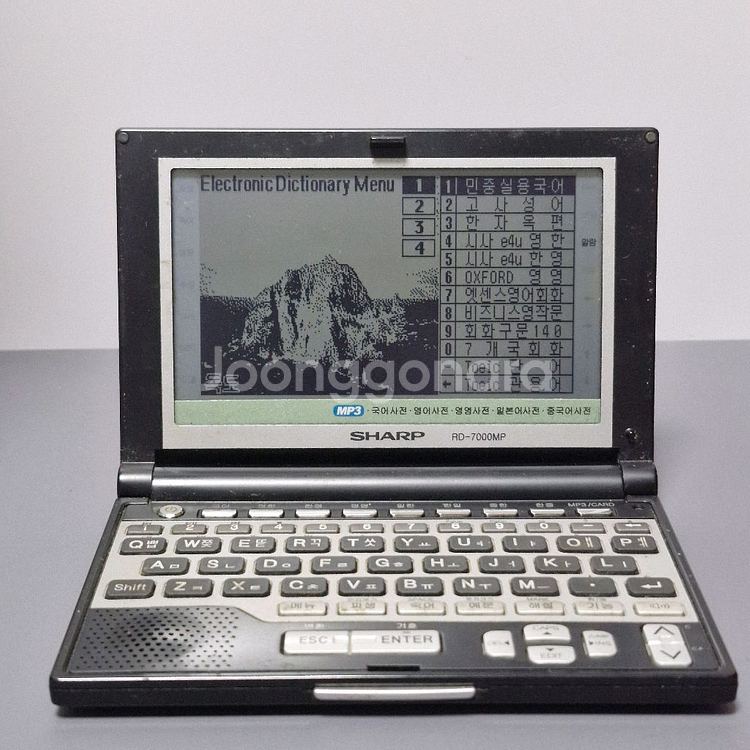 샤프 리얼딕세이 RD-7000전자사전--2