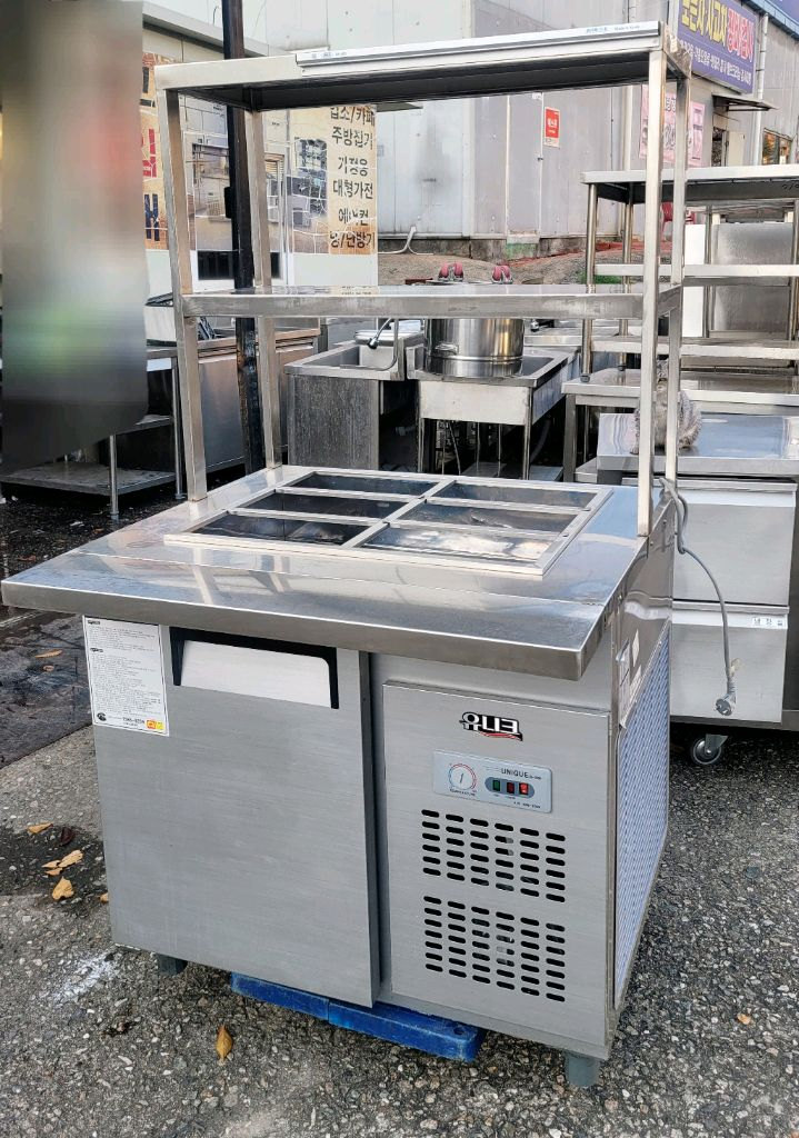 2년쓴 900반찬토핑냉장고(2단상부선반.밧드포함)--2