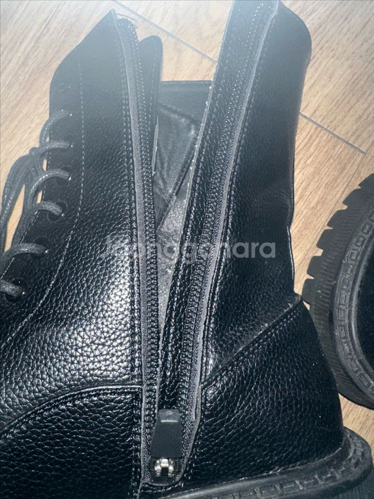 (정품)미소페 가죽 워커 부츠 235--1