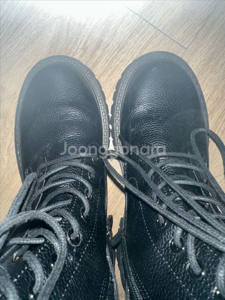 (정품)미소페 가죽 워커 부츠 235--3