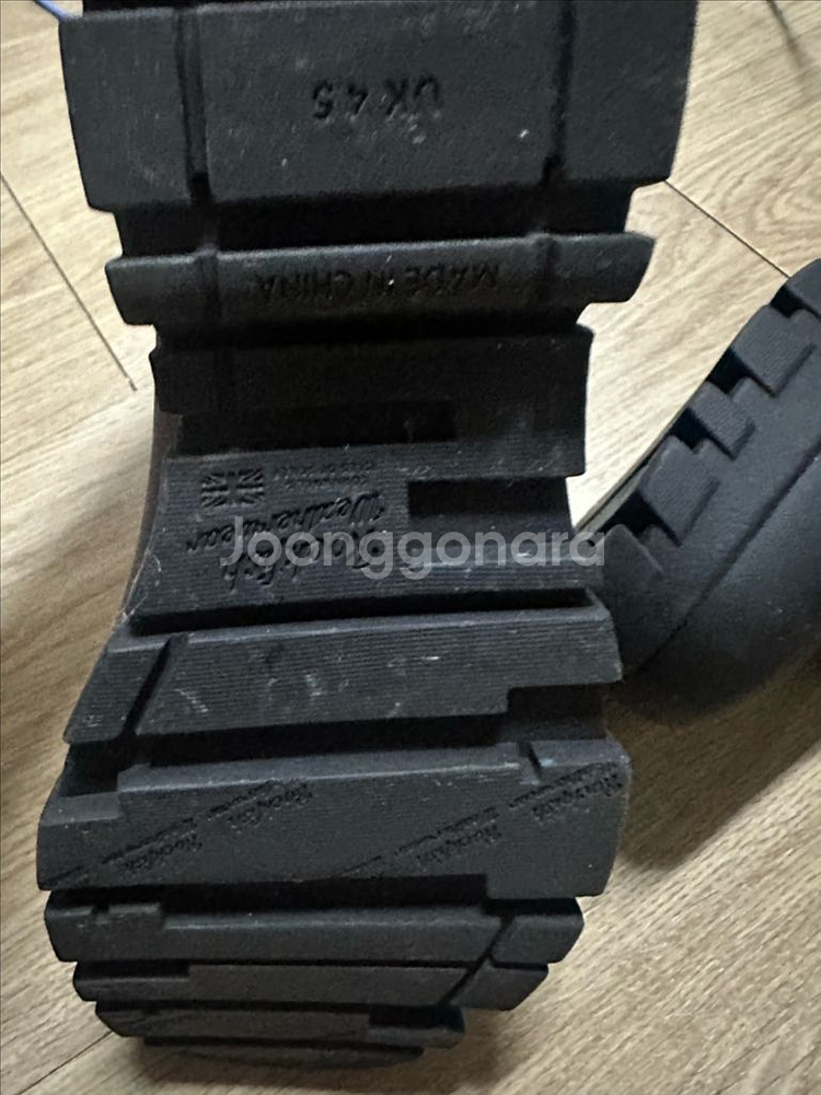 락피쉬 웨더웨어 블랙 레인부츠 UK4.5--4