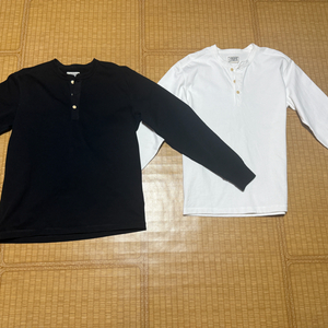 브론슨 헨리넥 블랙 화이트xxl 일괄 판매합니다