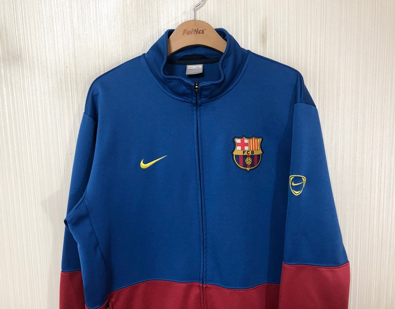나이키 09-10 FC바르셀로나 트레이닝자켓/트랙슈트 XL(110)--1