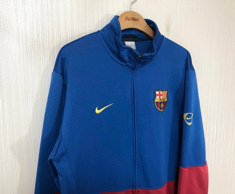 나이키 09-10 FC바르셀로나 트레이닝자켓/트랙슈트 XL(110)--4
