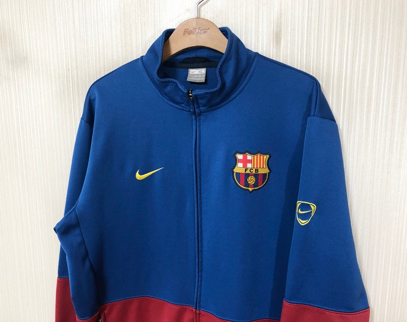 나이키 09-10 FC바르셀로나 트레이닝자켓/트랙슈트 XL(110)--5