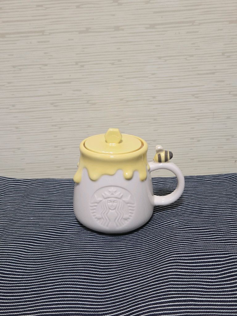 스타벅스 21 사이렌 허니비 머그 앤 리드 355ml 미사용 새상품