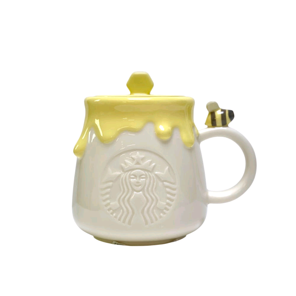 스타벅스 21 사이렌 허니비 머그 앤 리드 355ml 미사용 새상품