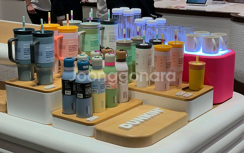 [새상품] 오왈라 텀블러 (던킨 콜라보) 530ml_던킨, 원더스, Owala--4