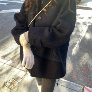 타낫 에토 하프코트 네이비(코트가방, 옷걸이 포함)