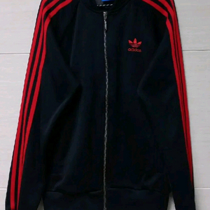 아디다스 유로파 검빨 블랙 검정 트랙탑 저지 져지집업 85/XS