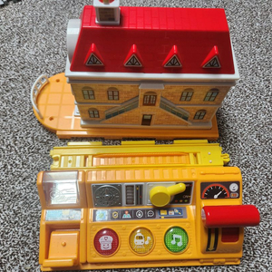 띠띠뽀 말하는 관제놀이 세트 + 디젤기차 + 지니기차