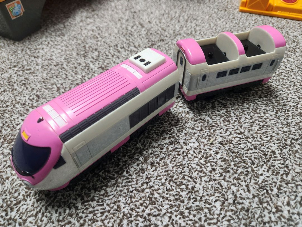 띠띠뽀 말하는 관제놀이 세트 + 디젤기차 + 지니기차--4