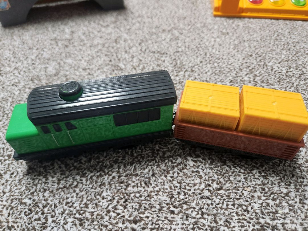 띠띠뽀 말하는 관제놀이 세트 + 디젤기차 + 지니기차--5