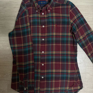 폴로 랄프로렌 여성 체크셔츠 클래식핏 XS