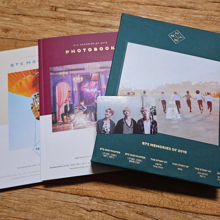 방탄소년단 메모리즈 2016,2017,2018,2019 (전부 포카o) 이미지