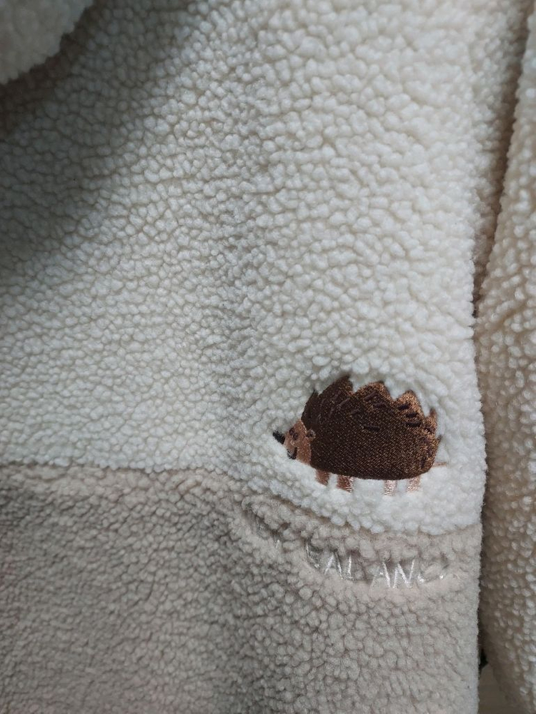 뉴발란스 뽀글이 후드 코트 150 롱기장 리버서블 퀼팅자켓--2