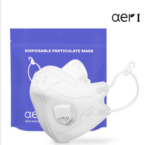 아에르 방진마스크 1급 KA201V 분진 접이식 중형 화이트 10매