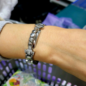 드바스크 유광 실버스몰 메탈