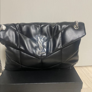 생 로랑 루 레더 퍼퍼 백