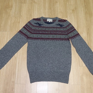 (55)1403. 빈폴/진그레이버건디 라운드롱니트