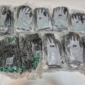 택배포함 일괄 90개 NBR 절단 베임 방지 장갑 코팅 장갑 작업 장갑 전문가용 장갑 그립장갑