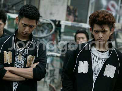 크로우즈 미카미 형제 커스텀 레고 미니 피규어--2