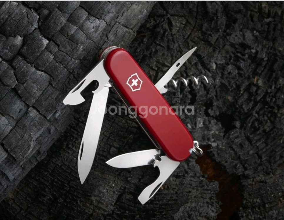 빅토리녹스 맥가이버 캠핑 멀티툴 스파르탄 91mm 미디움 포켓 스위스 아미 나이프 12가지 기능--0