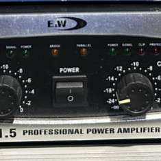 E&W의 SL-1.5 프로페셔널 파워 앰프